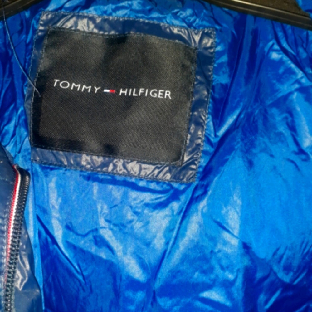 Tommy Hilfiger bubble Coat size L Dark Blue